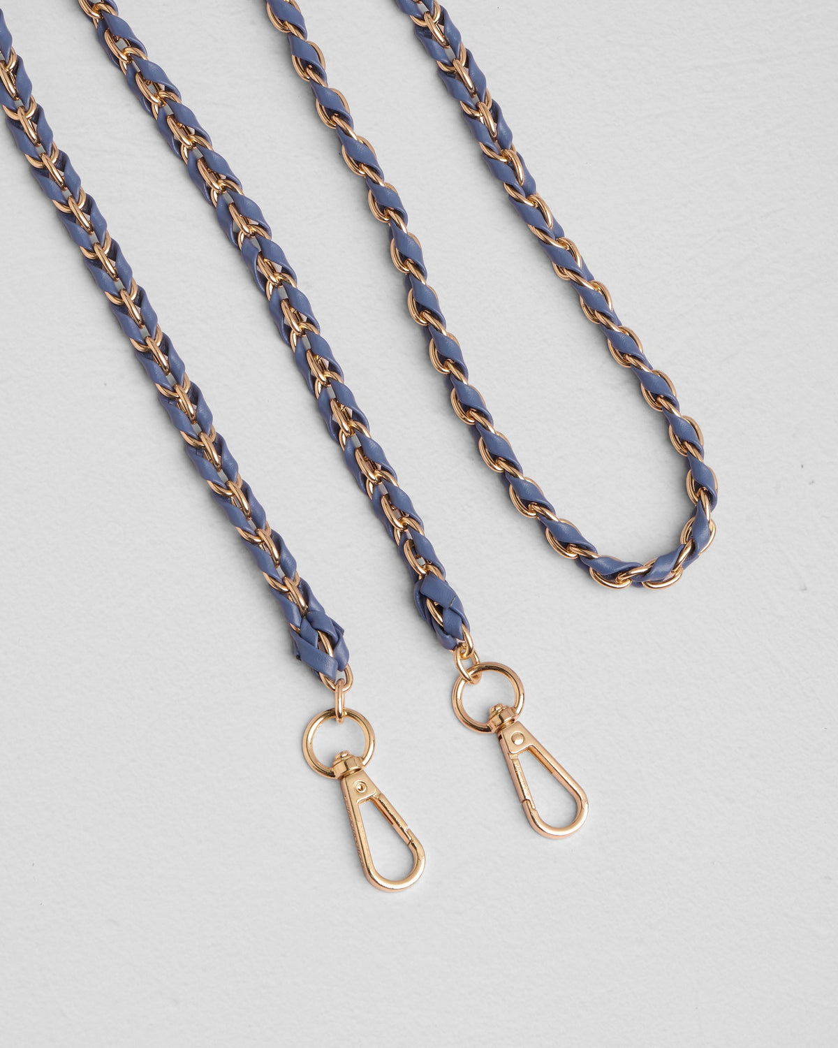 Strap Gold Chain Lupin Blue Weave