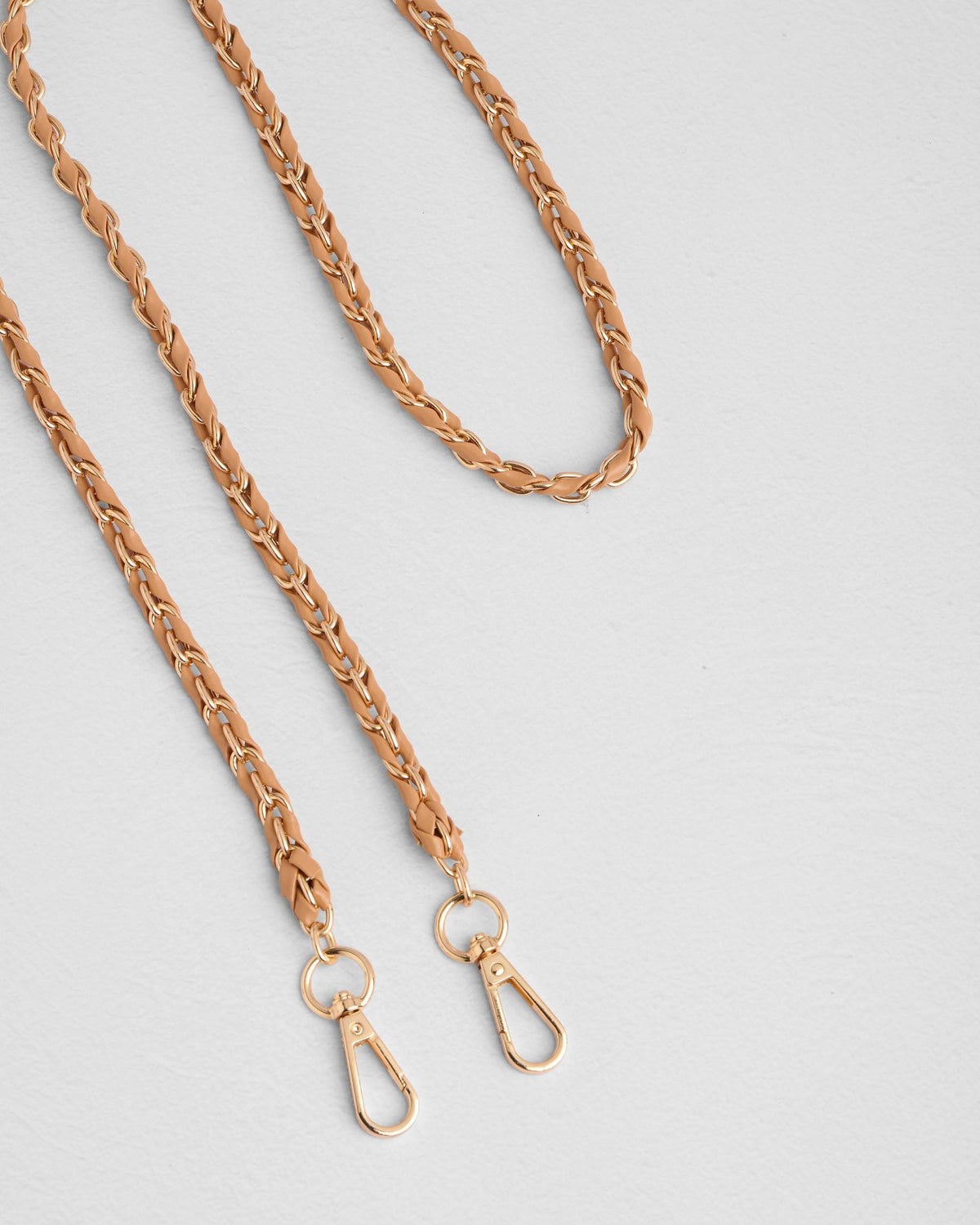 Strap Gold Chain Maple Weave