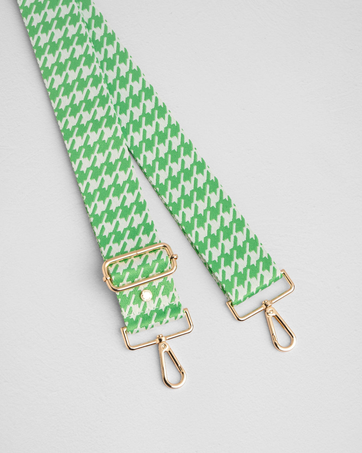 Strap Green Hounds Tooth