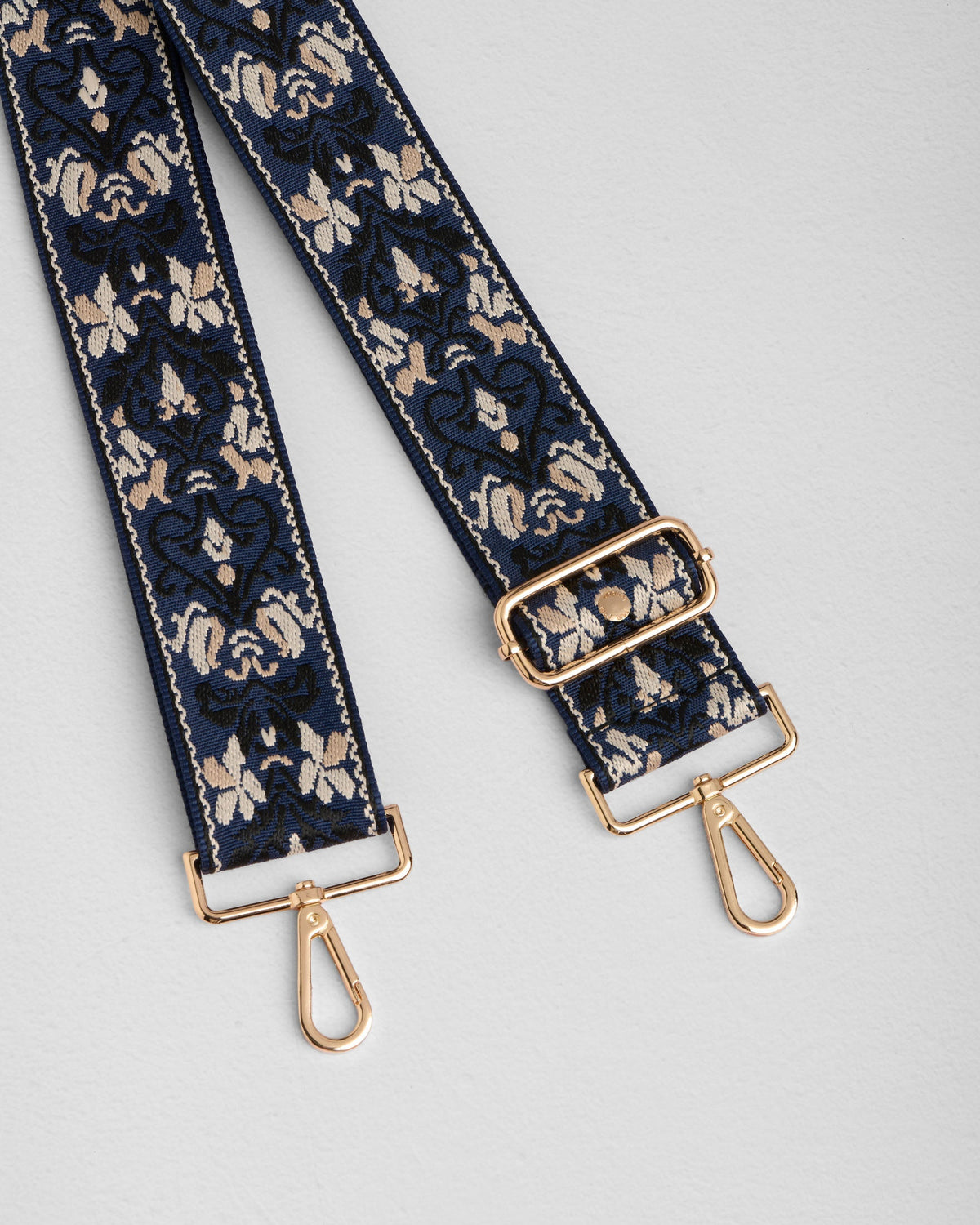 Strap Navy & Black Floral