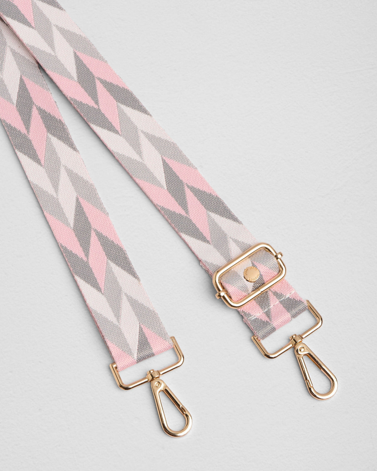 Strap Pink & Grey Harlequin