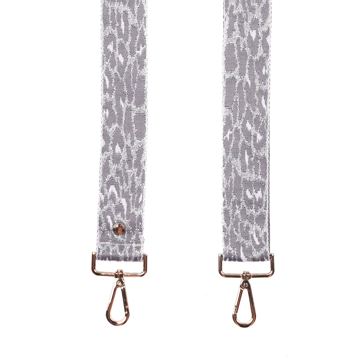 Strap Silver & Grey Leopard