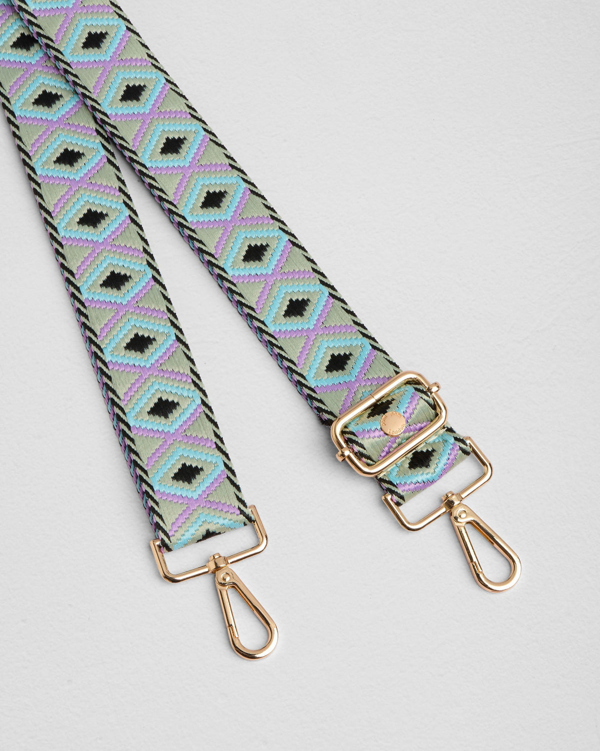 Strap Spearmint & Black Tapestry Diamond