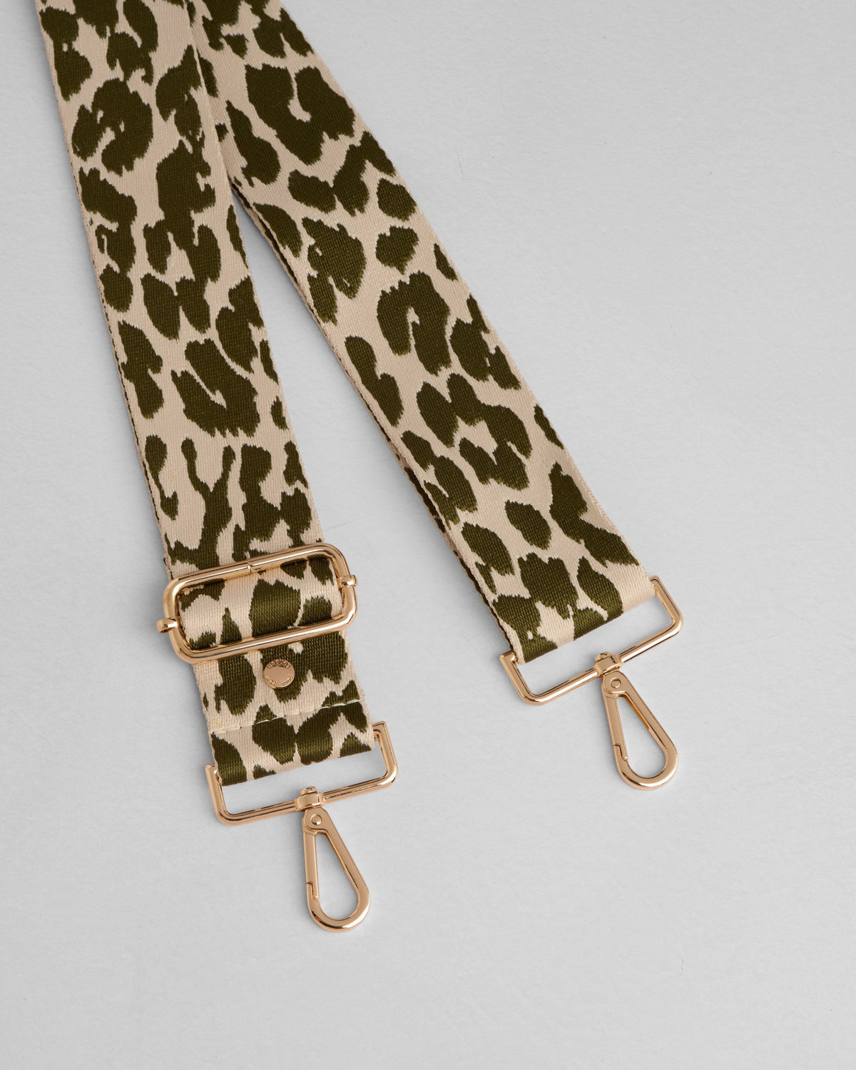 Strap Olive Green Leopard Print