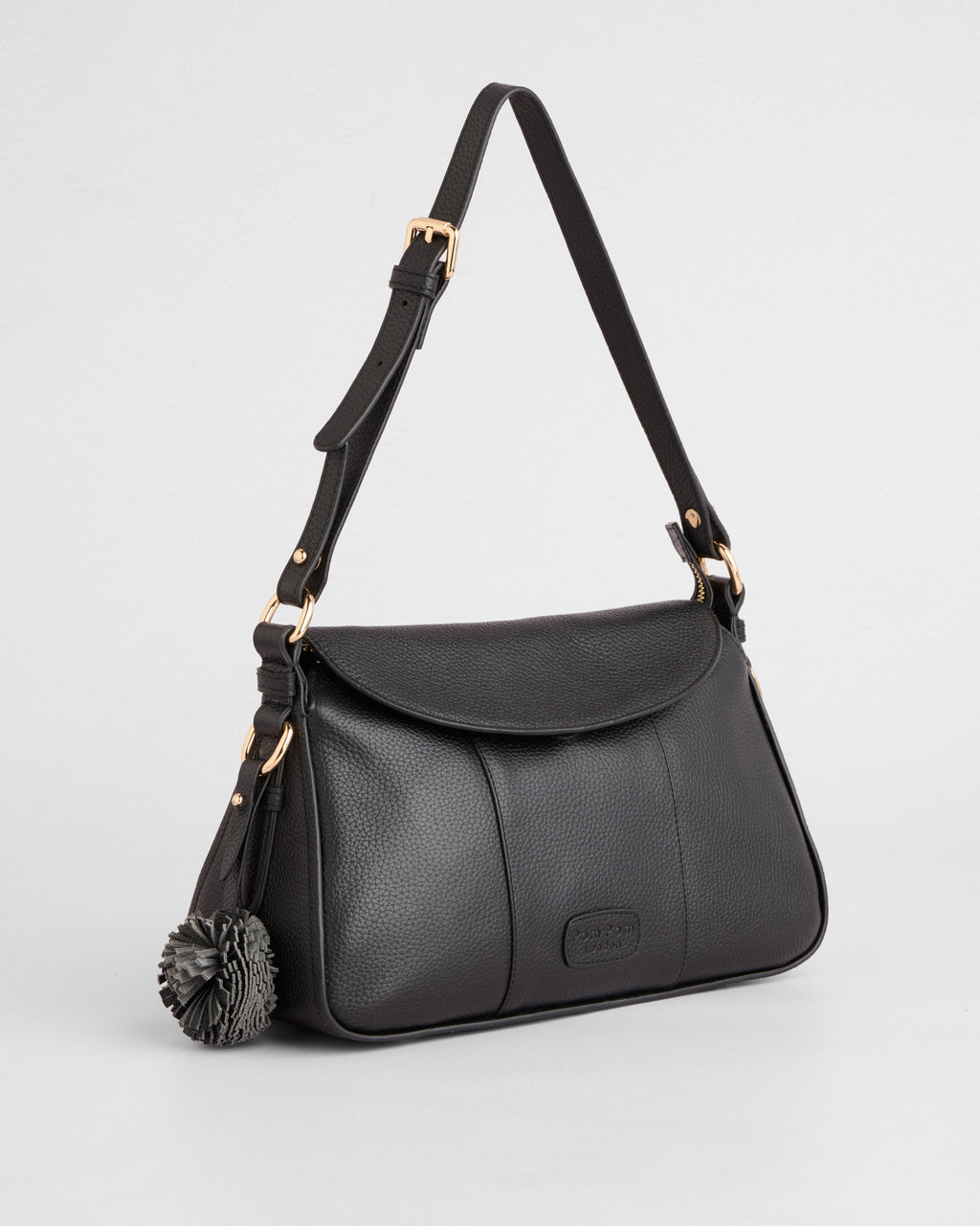 Pom Pom London Sunbury Mini Bag Black