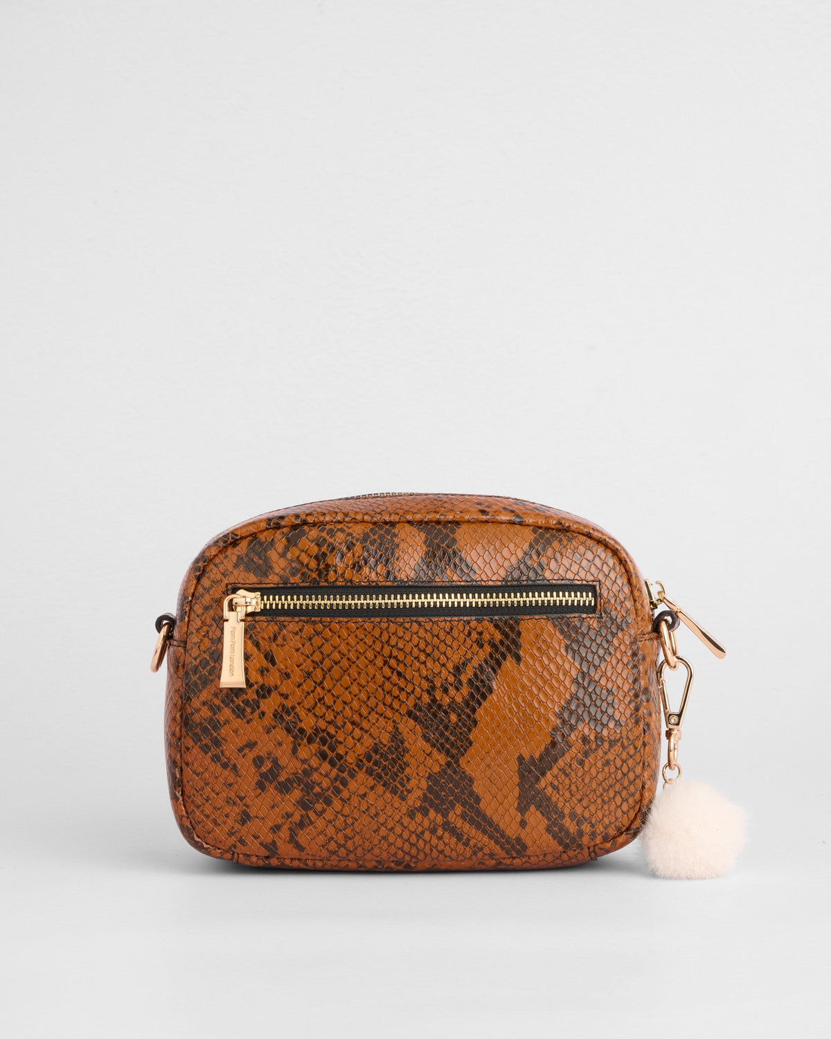 Original Bag Snake Effect Brown & Accessories