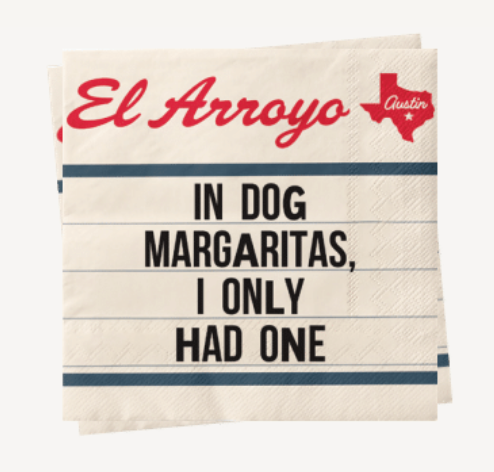 Cocktail Napkins (Set of 25) - Dog Margaritas