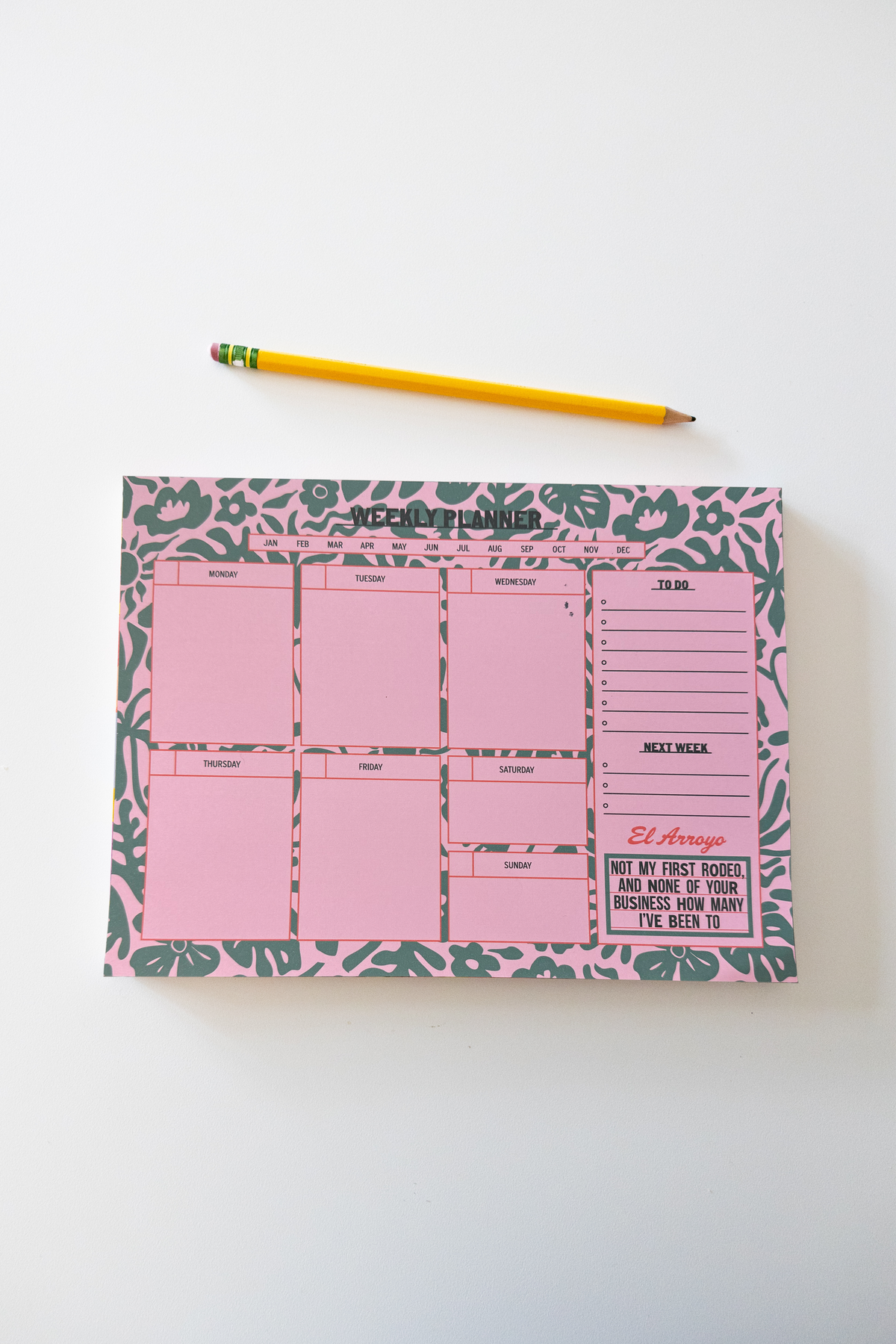 Weekly Planner (52 Weeks) - Mentally in Mexico