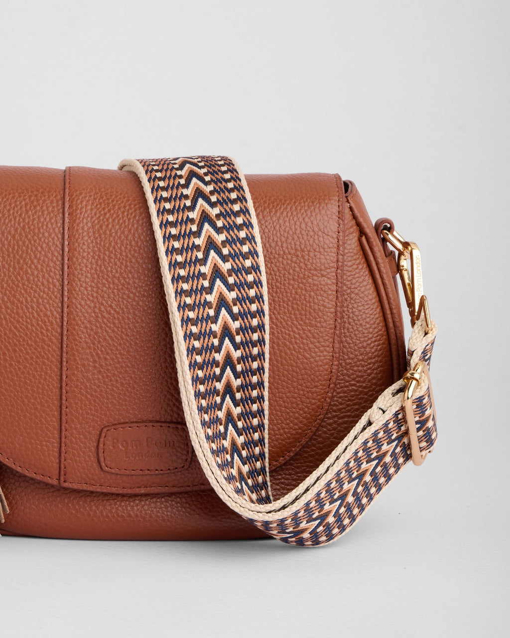Pom Pom London Wilmington Bag Chestnut