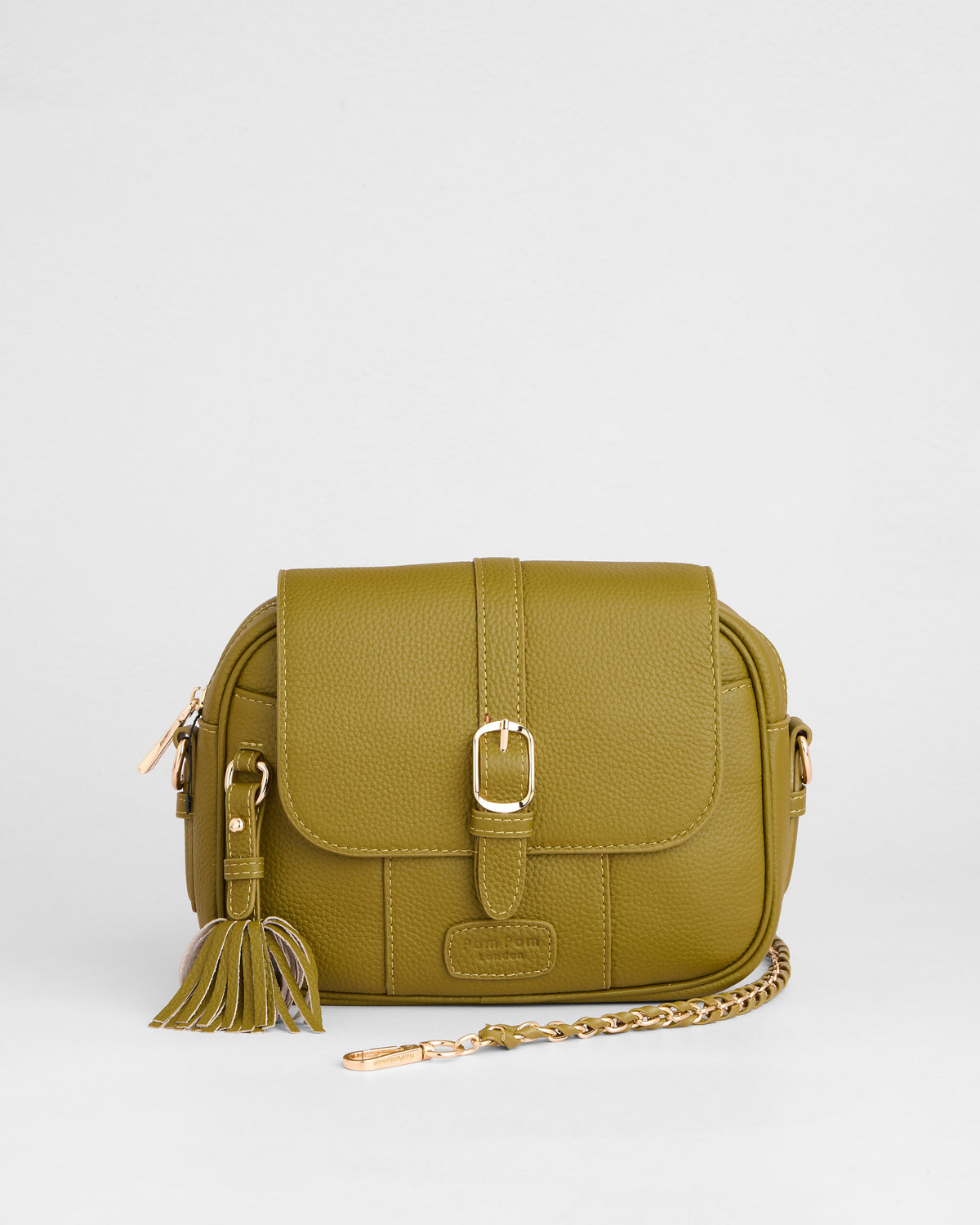 Pom Pom London Finsbury Olive Green