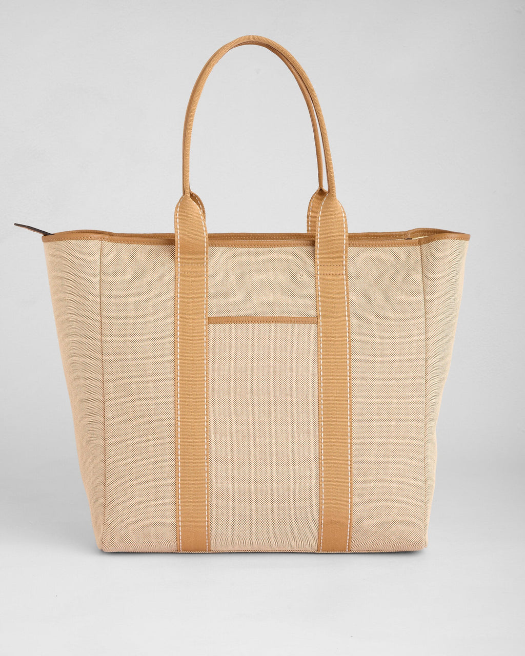 Pom Pom London Lulworth Canvas Tote Bag Maple