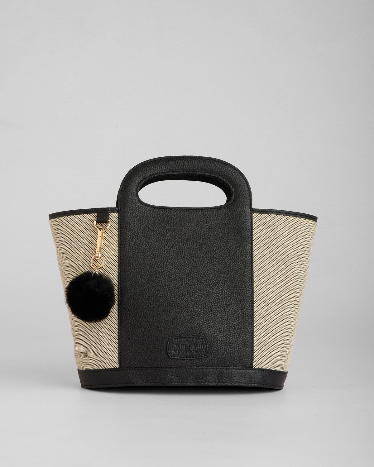 Pom Pom London Berwick Bag Canvas Black