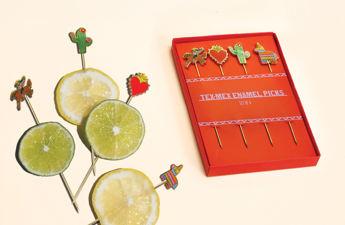Tex-Mex Enamel Picks