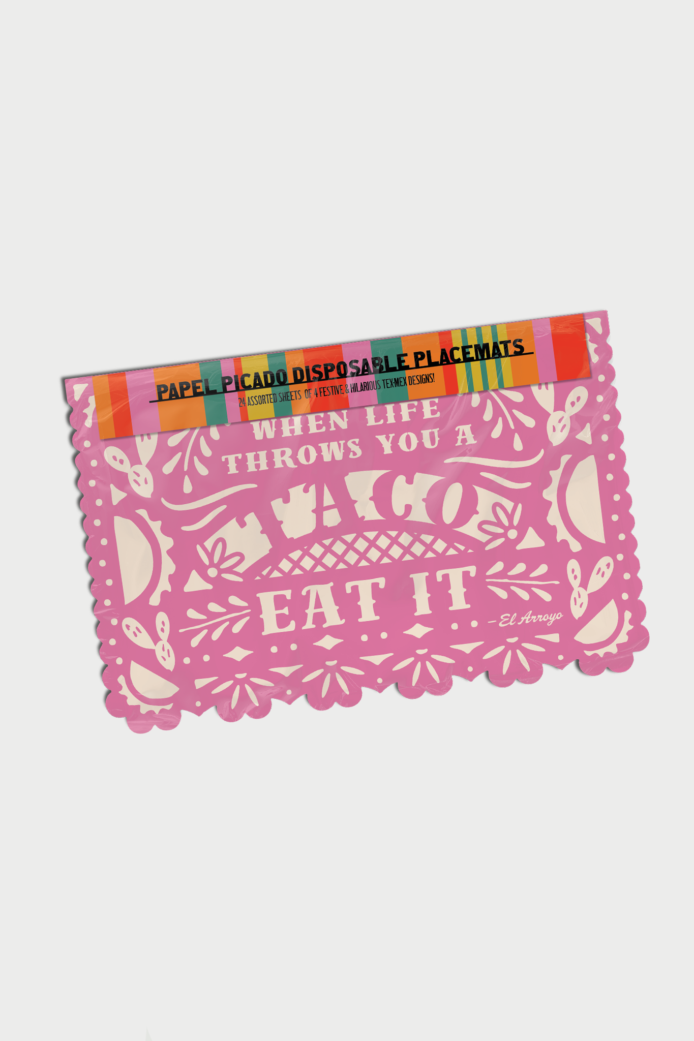 Disposable Placemats (Set of 24) - Papel Picado