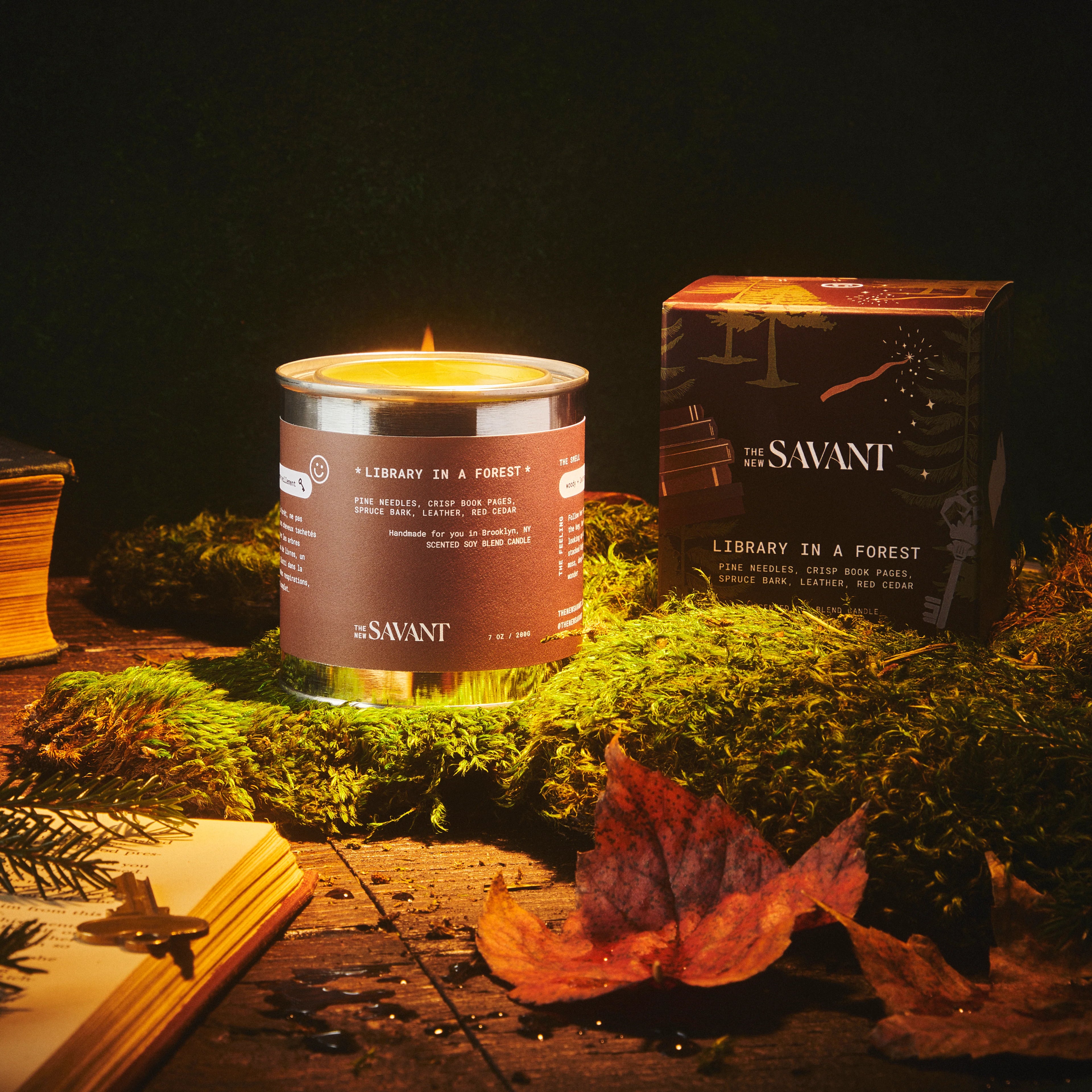 Library in a Forest Candle 7oz